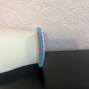 Small pink and blue bracelet